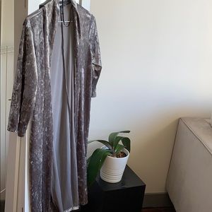 2/$15 FOREVER 21 Velvet Duster Sweater